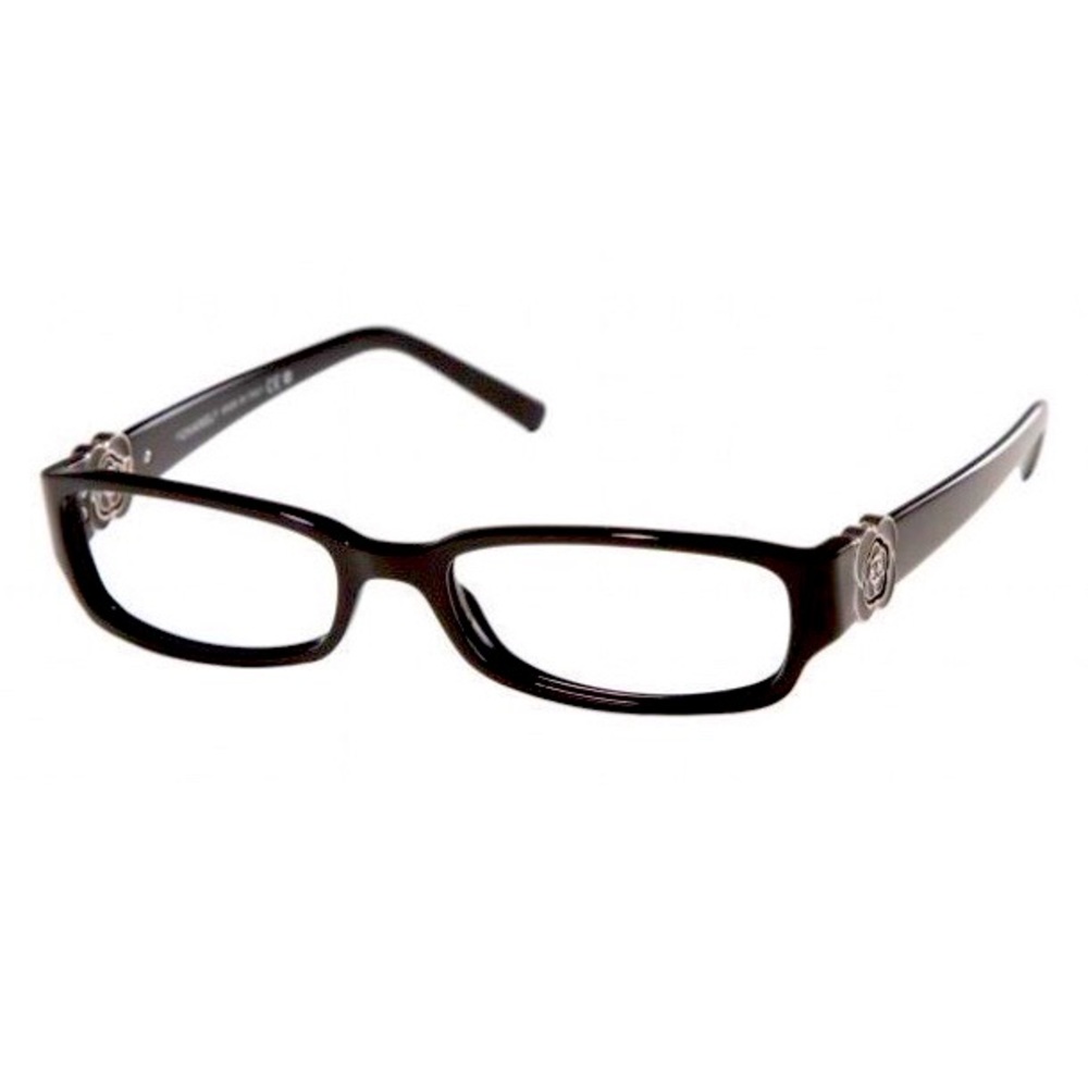 Authenticated Chanel Camellia Eyeglasses Style 3131 w/ Case and Cloth